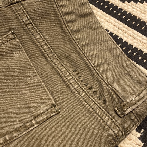 Billabong Khaki Denim Cut Offs || ‘ Laneway’ - Picture 4 of 5
